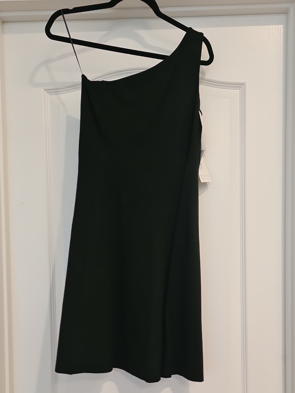 Theory - NWT LEAINNA One-Shoulder Black Dress